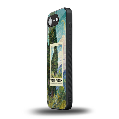 cypresses back phone cover | glass case for iphone 16e