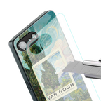 cypresses back phone cover | glass case for iphone 16e