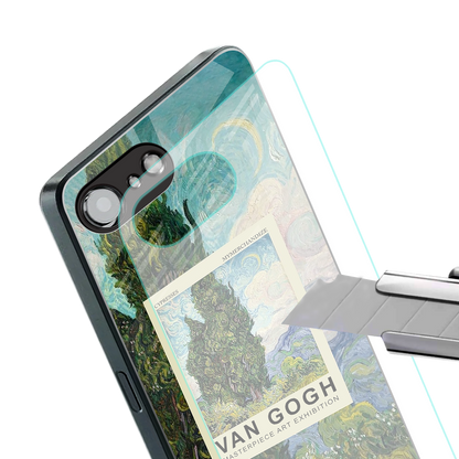 cypresses back phone cover | glass case for iphone 16e