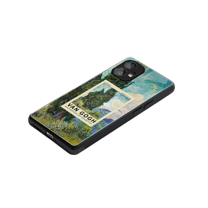 cypresses back phone cover | glass case for nothing phone 1