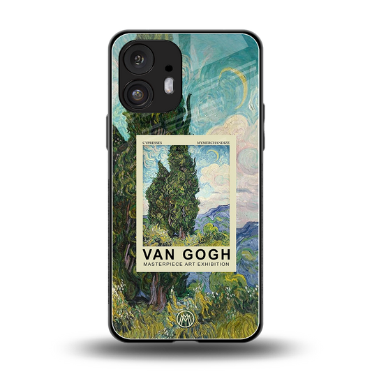 cypresses back phone cover | glass case for nothing phone 2