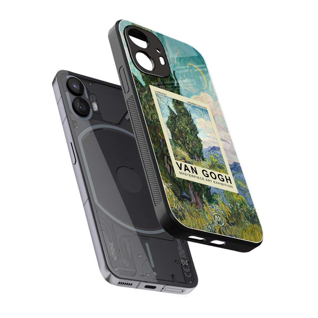 cypresses back phone cover | glass case for nothing phone 2