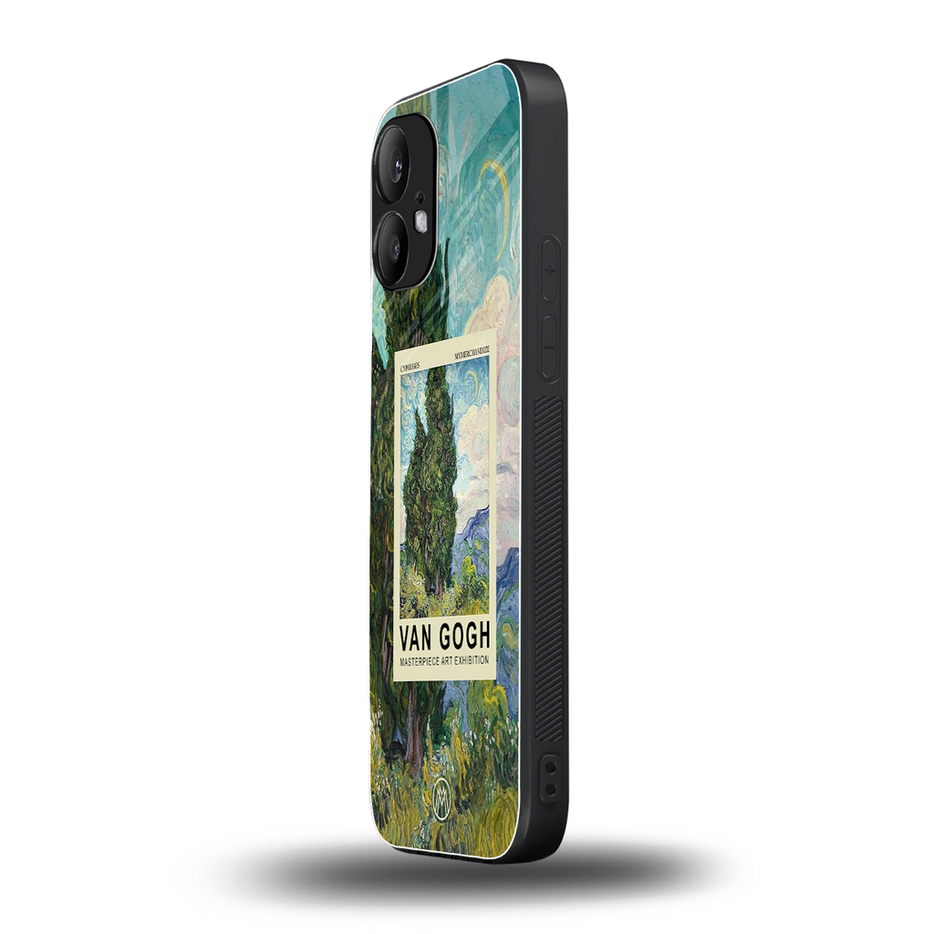 cypresses back phone cover | glass case for nothing phone 2