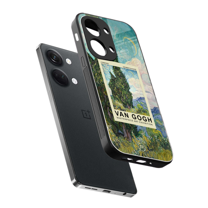 cypresses back phone cover | glass case for oneplus nord 3