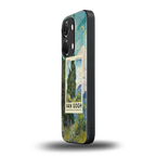 cypresses back phone cover | glass case for oneplus nord 3