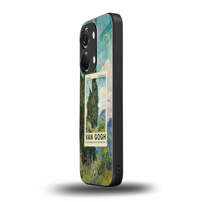 cypresses back phone cover | glass case for oneplus nord 3