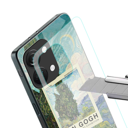 cypresses back phone cover | glass case for oneplus nord 3