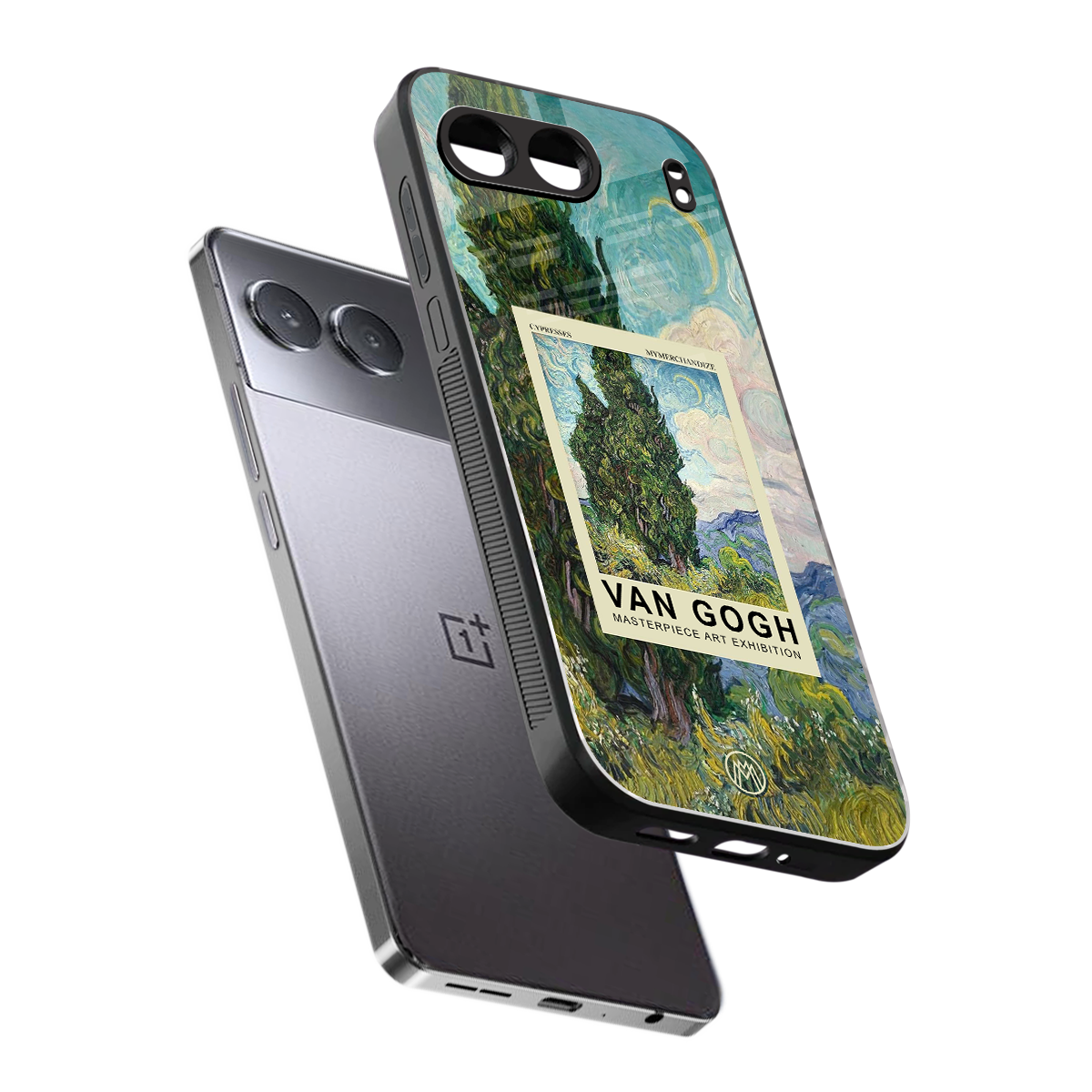 cypresses back phone cover | glass case for oneplus nord 4