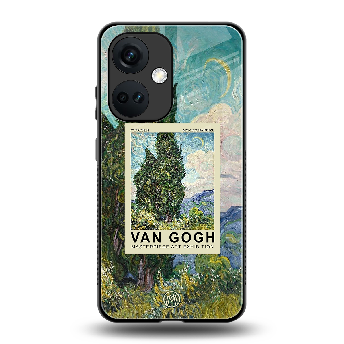 cypresses back phone cover | glass case for oneplus nord ce 3