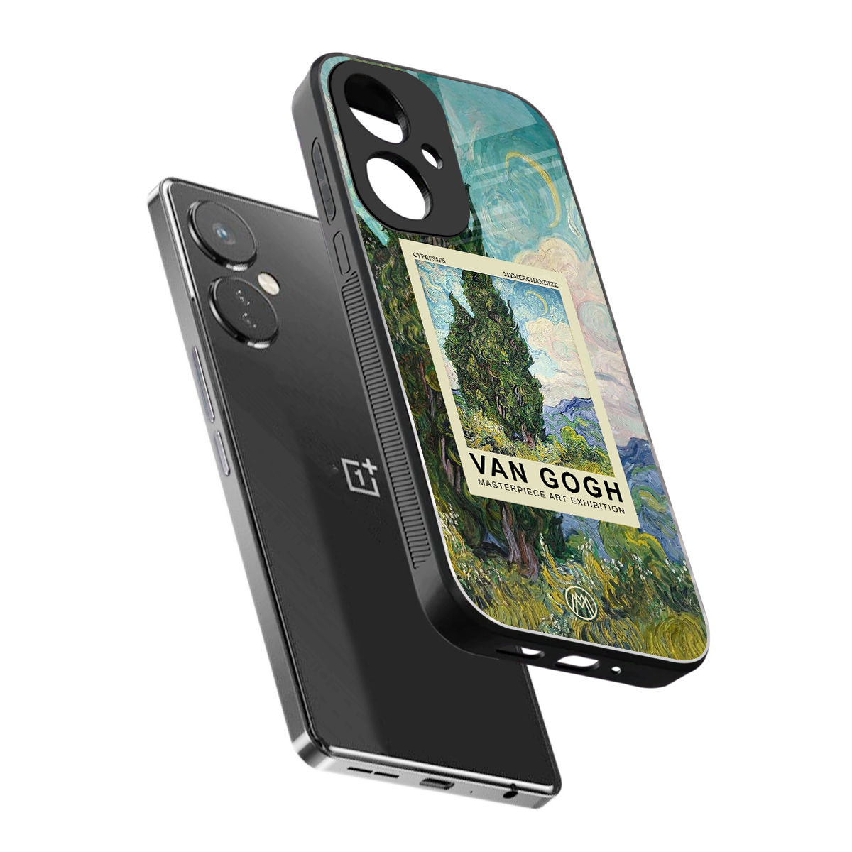 cypresses back phone cover | glass case for oneplus nord ce 3