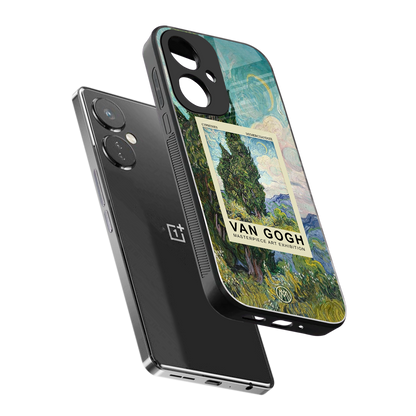 cypresses back phone cover | glass case for oneplus nord ce 3