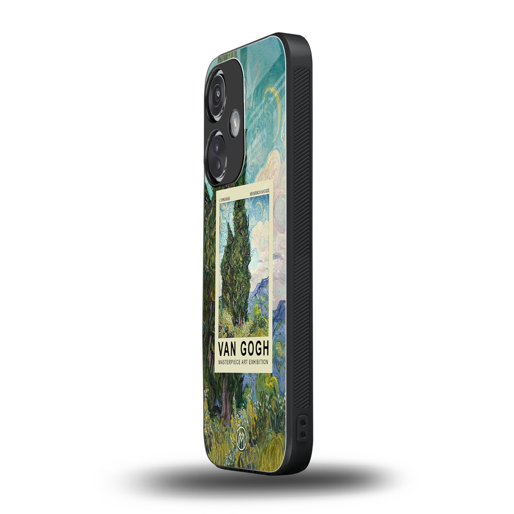 cypresses back phone cover | glass case for oneplus nord ce 3