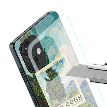 cypresses back phone cover | glass case for oneplus nord ce 3