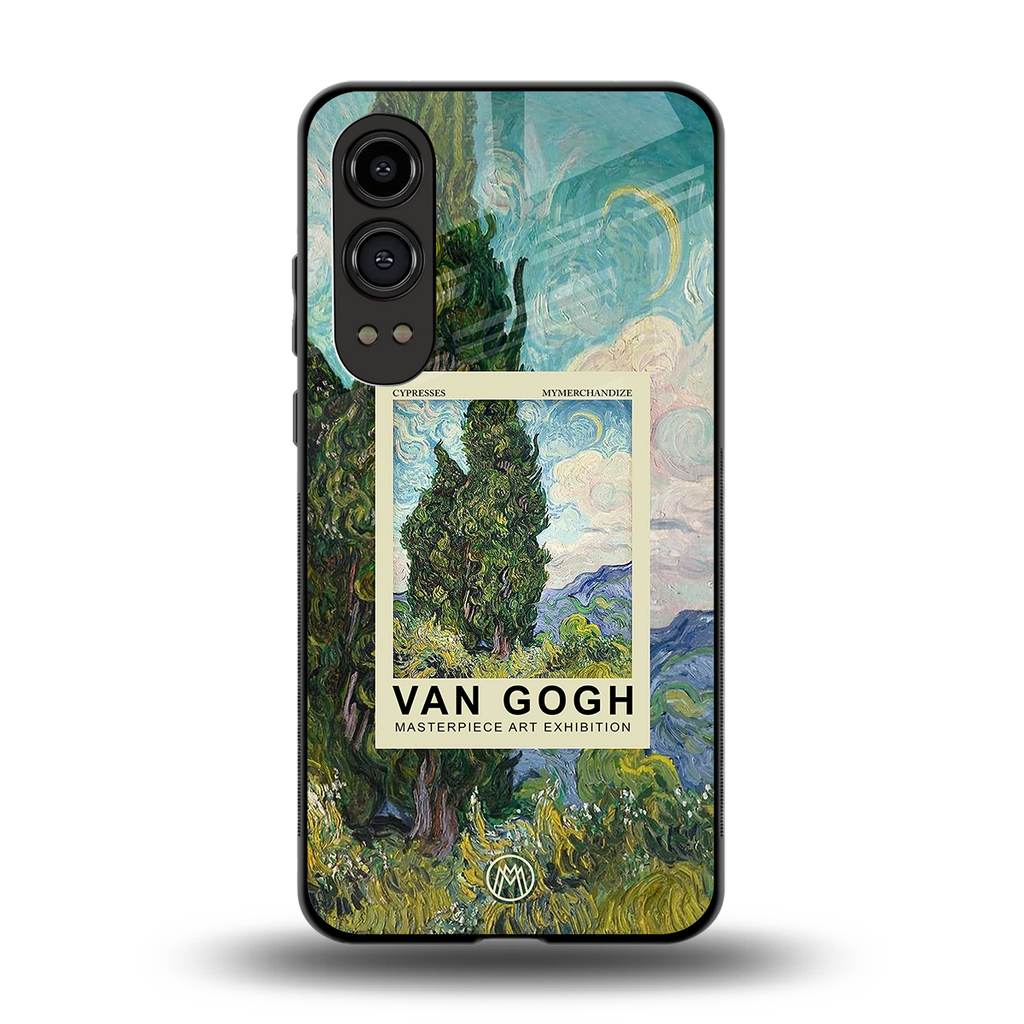 cypresses back phone cover | glass case for oneplus nord ce 4 lite