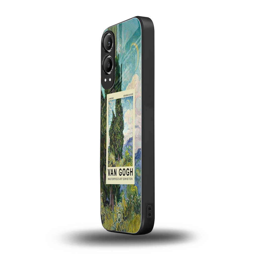 cypresses back phone cover | glass case for oneplus nord ce 4 lite