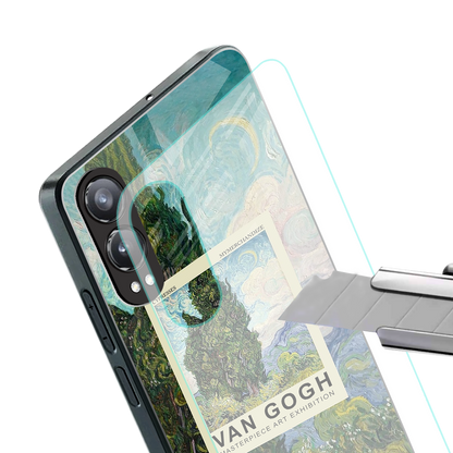 cypresses back phone cover | glass case for oneplus nord ce 4 lite