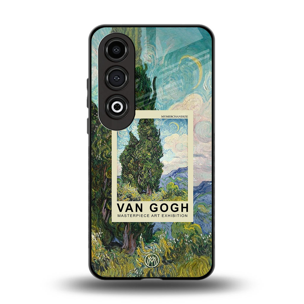 cypresses back phone cover | glass case for oneplus nord ce 4