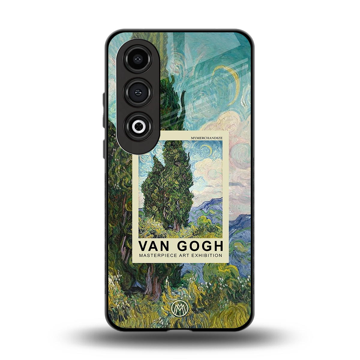 cypresses back phone cover | glass case for oneplus nord ce 4