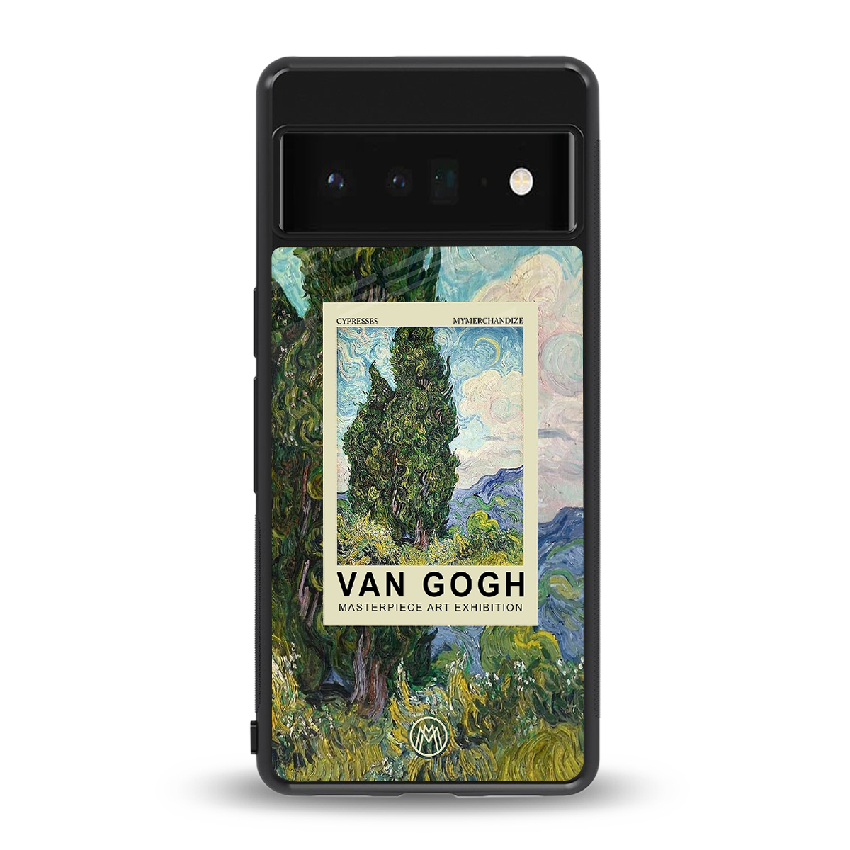 cypresses back phone cover | glass case for google pixel 6 pro