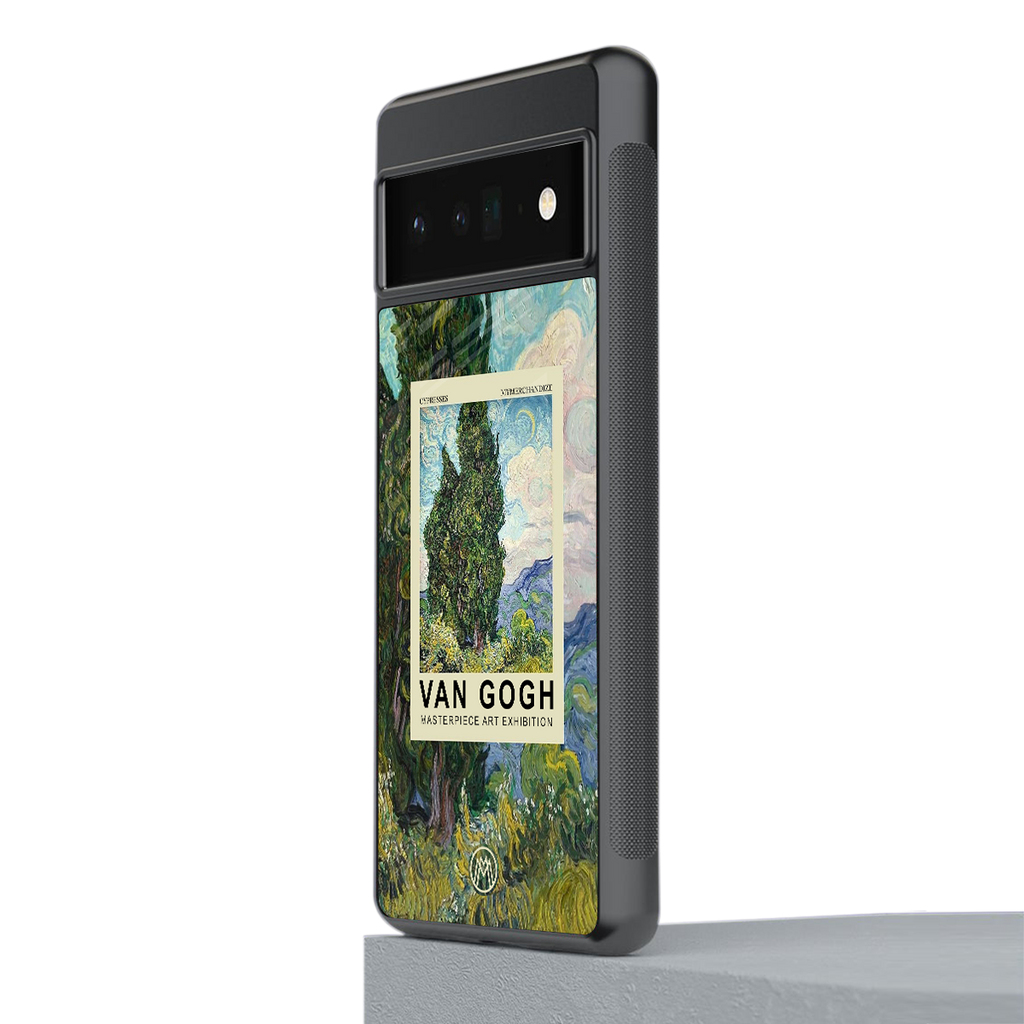 cypresses back phone cover | glass case for google pixel 6 pro