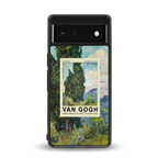 cypresses back phone cover | glass case for google pixel 6