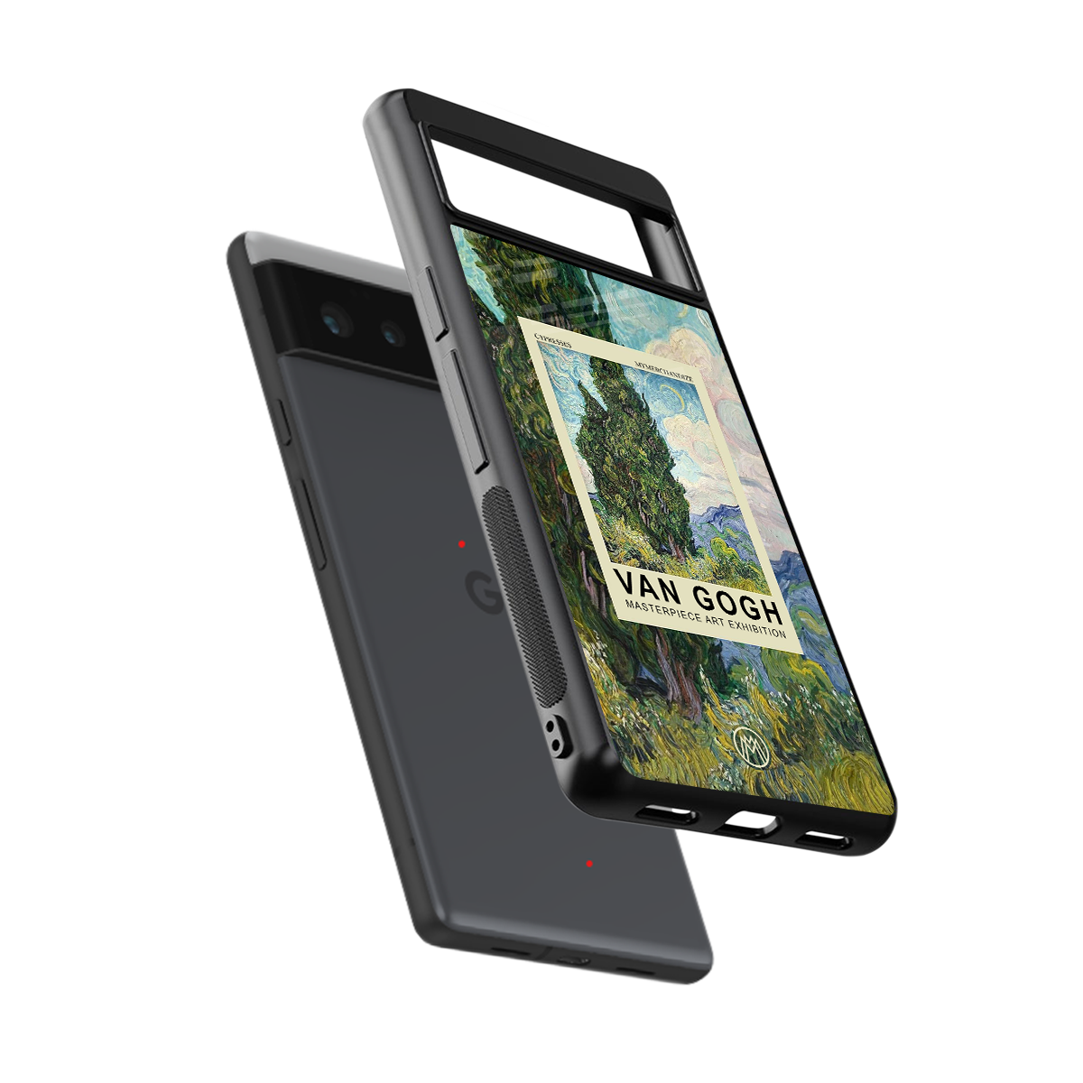 cypresses back phone cover | glass case for google pixel 6