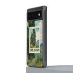 cypresses back phone cover | glass case for google pixel 6