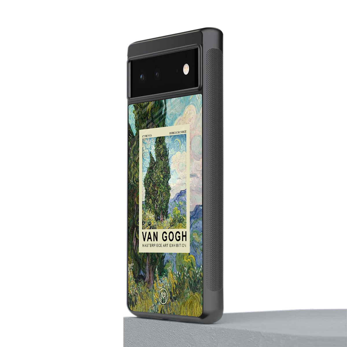 cypresses back phone cover | glass case for google pixel 6