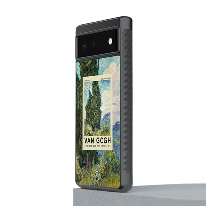 cypresses back phone cover | glass case for Google Pixel 6A
