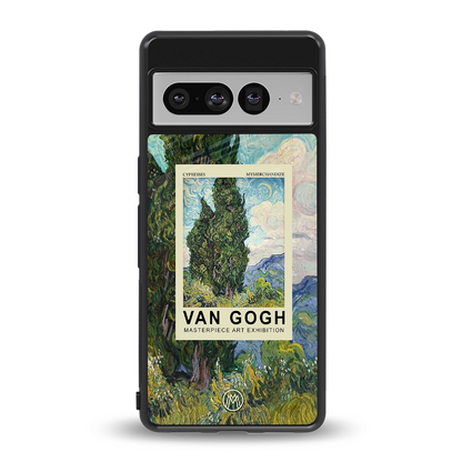 cypresses back phone cover | glass case for google pixel 7 pro