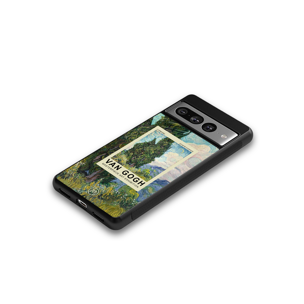 cypresses back phone cover | glass case for google pixel 7 pro
