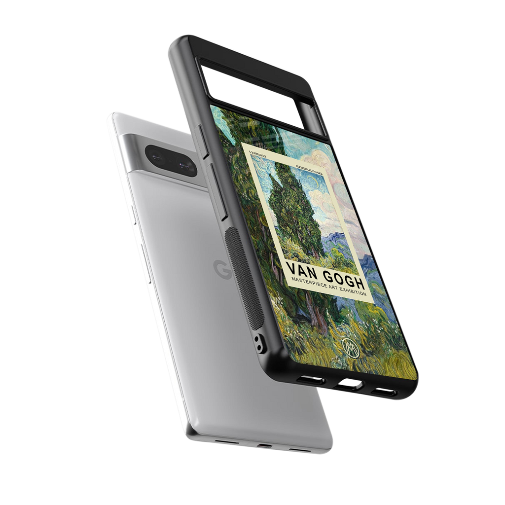 cypresses back phone cover | glass case for Google Pixel 7A