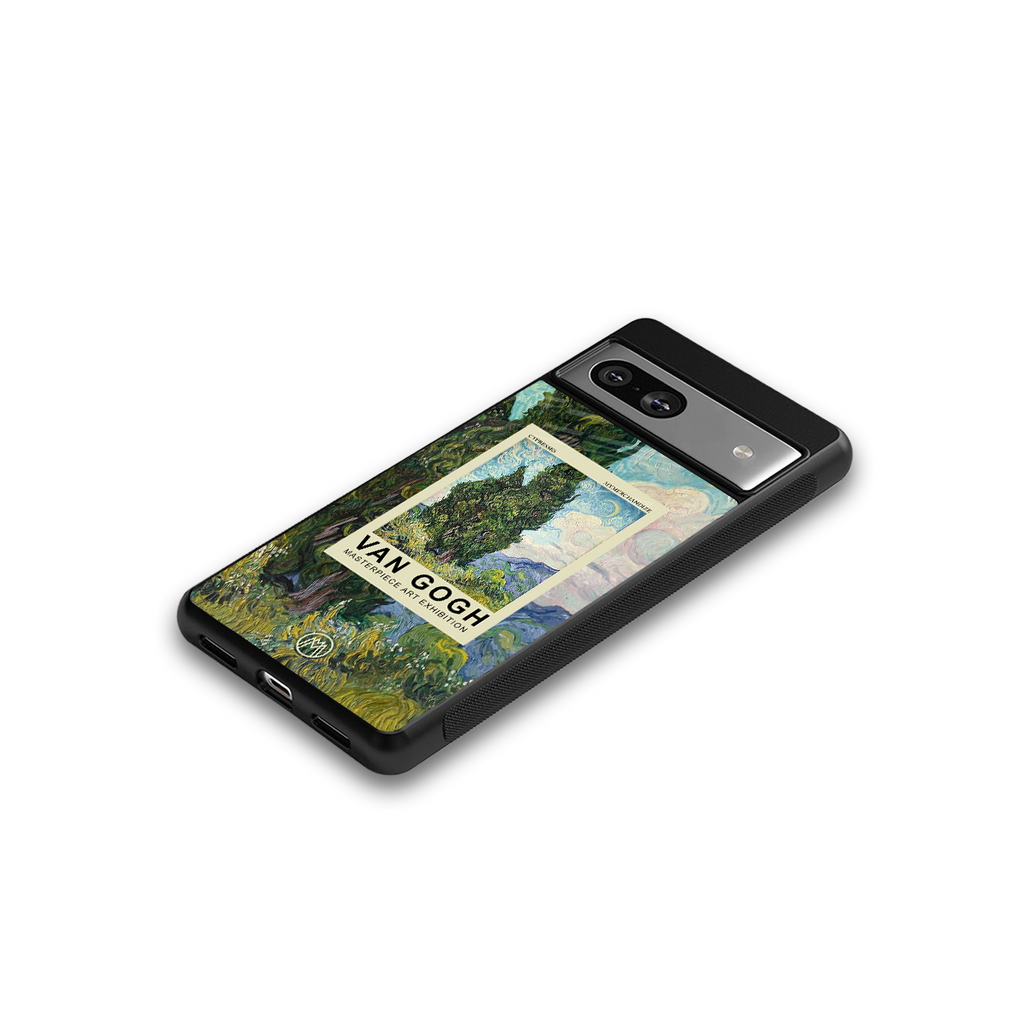 cypresses back phone cover | glass case for Google Pixel 7A