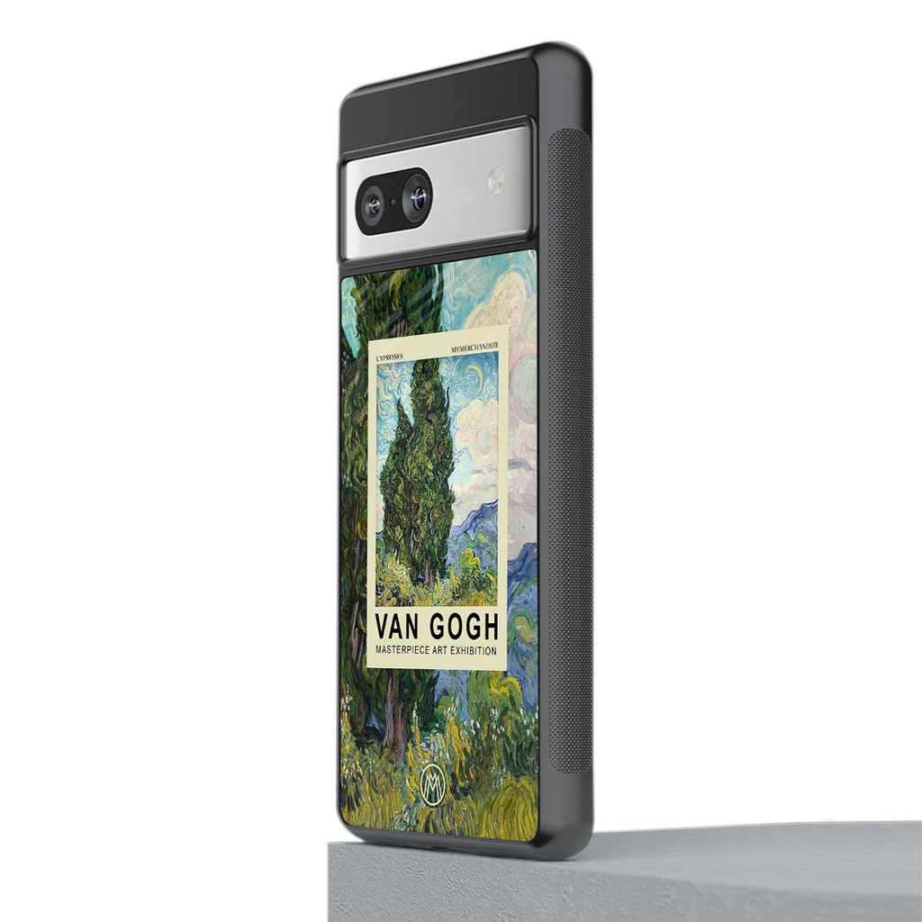 cypresses back phone cover | glass case for Google Pixel 7A