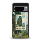 cypresses back phone cover | glass case for google pixel 8 pro