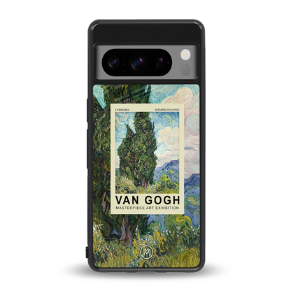 cypresses back phone cover | glass case for google pixel 8 pro