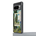 cypresses back phone cover | glass case for google pixel 8 pro