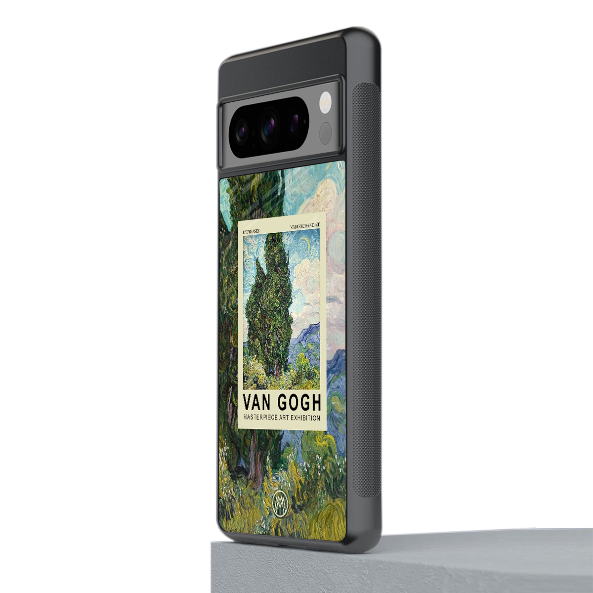 cypresses back phone cover | glass case for google pixel 8 pro