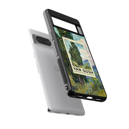 cypresses back phone cover | glass case for Google Pixel 8