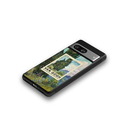 cypresses back phone cover | glass case for Google Pixel 8