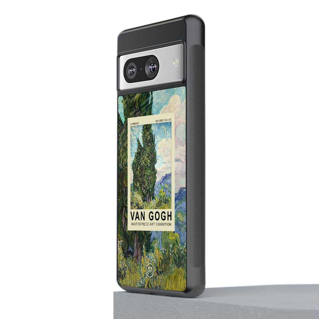 cypresses back phone cover | glass case for Google Pixel 8