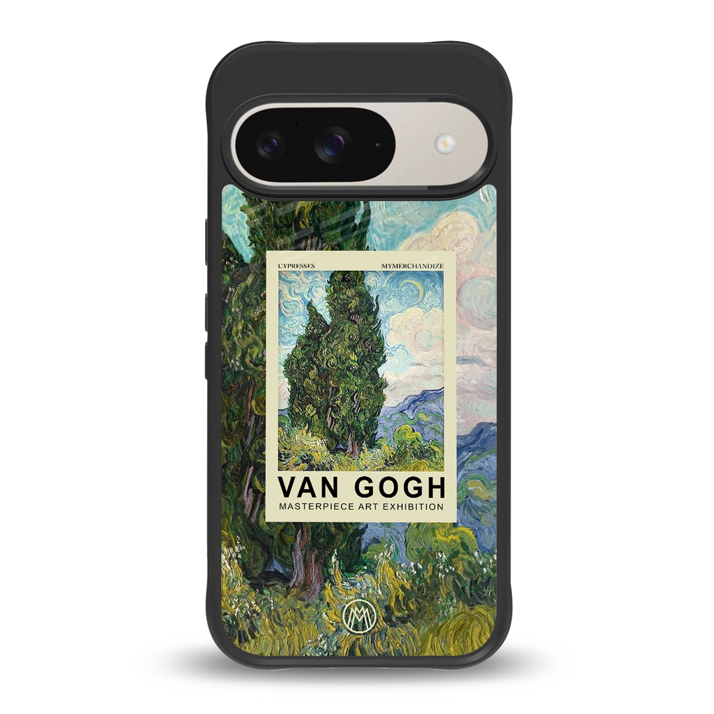 cypresses back phone cover | glass case for google pixel 9