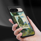 cypresses back phone cover | glass case for google pixel 9