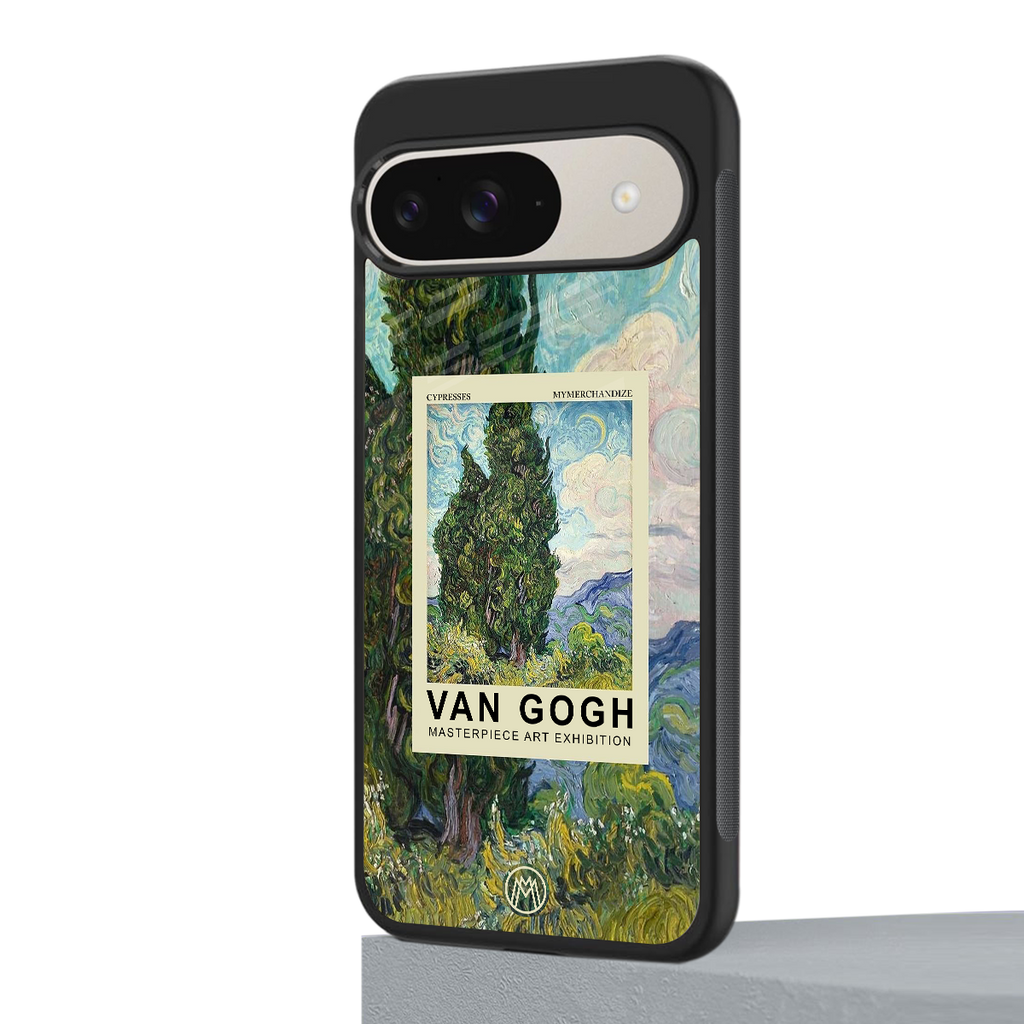 cypresses back phone cover | glass case for google pixel 9