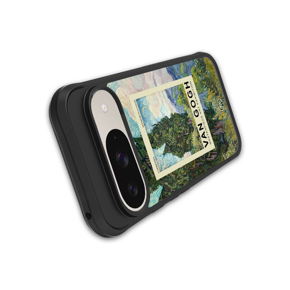 cypresses back phone cover | glass case for google pixel 9
