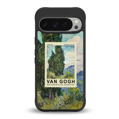 cypresses back phone cover | glass case for google pixel 9 pro xl