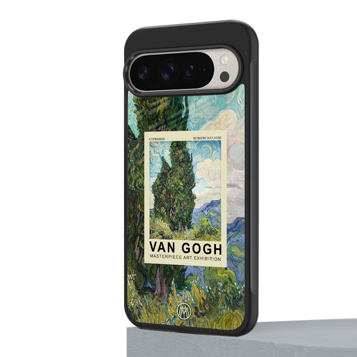 cypresses back phone cover | glass case for google pixel 9 pro xl
