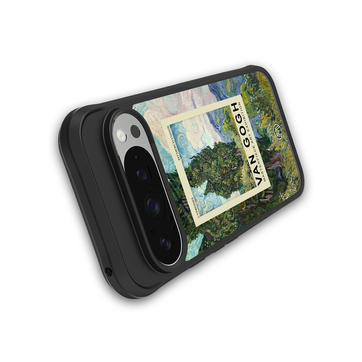 cypresses back phone cover | glass case for google pixel 9 pro xl