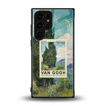 cypresses back phone cover | glass case for samsung galaxy s23 ultra