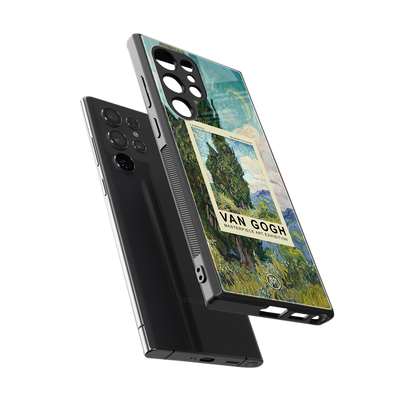 cypresses back phone cover | glass case for samsung galaxy s23 ultra